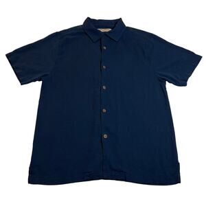 Tommy Bahama Men's Silk Blend Button Up Shirt Size M Casual Summer Lightweight
